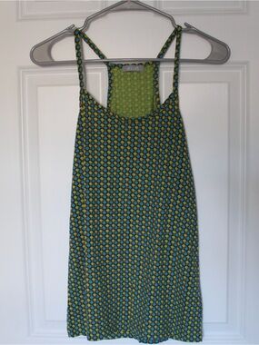 DELIA*s Vintage Rare 90s y2k geometric racerback cami